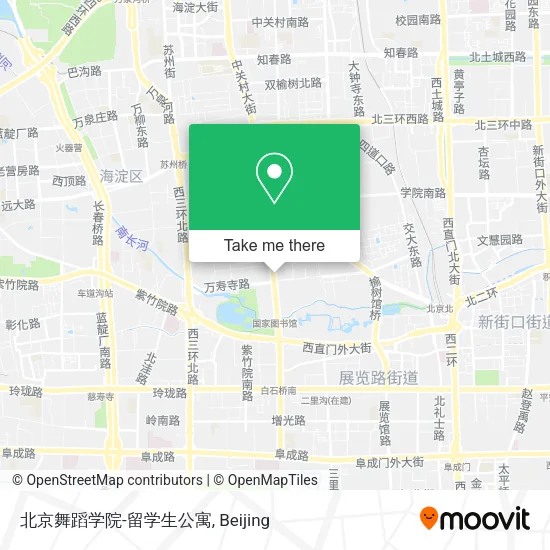 北京舞蹈学院-留学生公寓 map