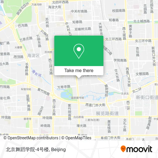 北京舞蹈学院-4号楼 map