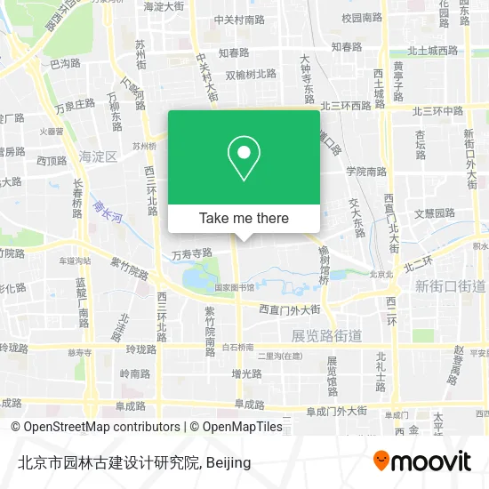 北京市园林古建设计研究院 map