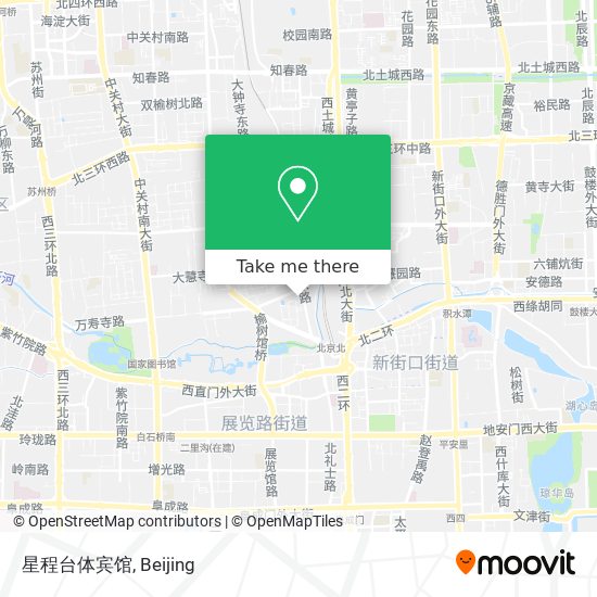星程台体宾馆 map