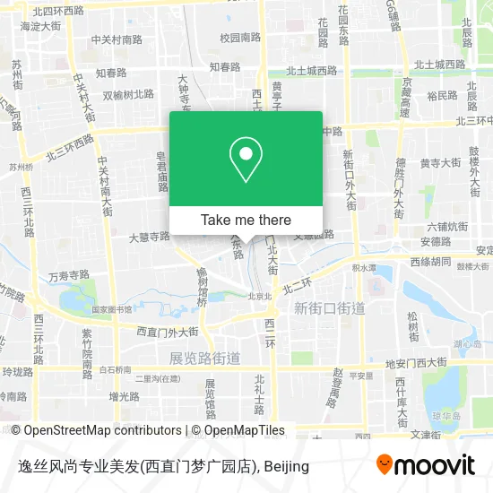 逸丝风尚专业美发(西直门梦广园店) map
