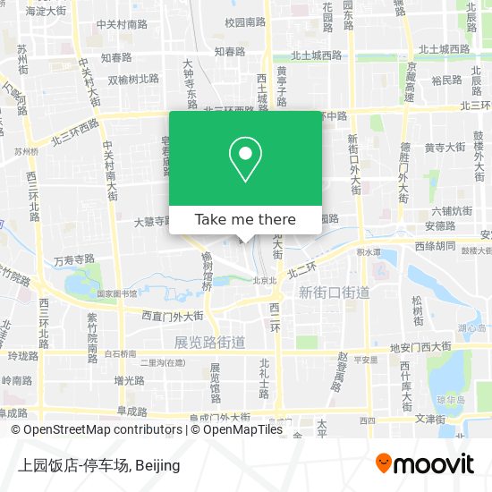 上园饭店-停车场 map