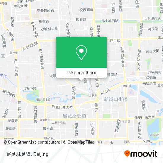 赛足林足道 map