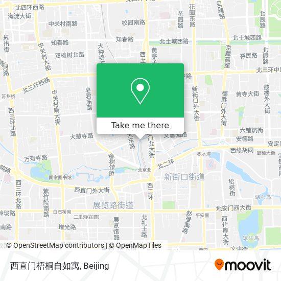 西直门梧桐自如寓 map