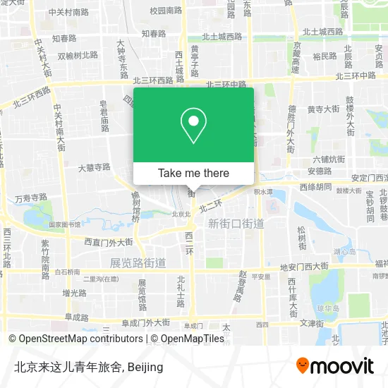 北京来这儿青年旅舍 map