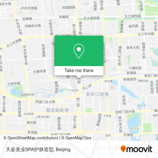 天姿美业SPA护肤造型 map