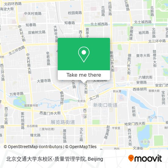 北京交通大学东校区-质量管理学院 map