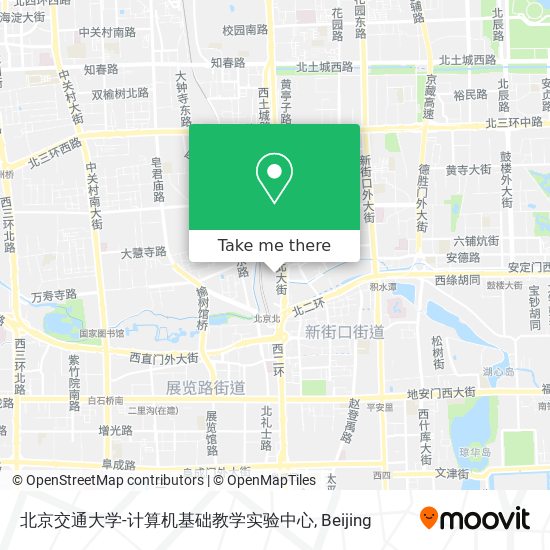 北京交通大学-计算机基础教学实验中心 map