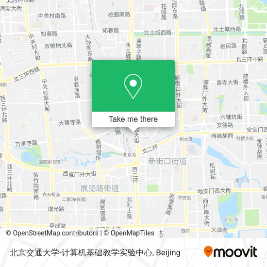 北京交通大学-计算机基础教学实验中心 map