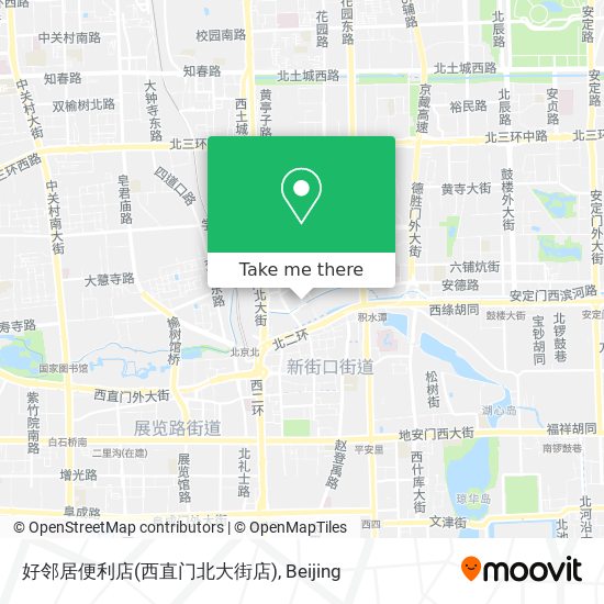 好邻居便利店(西直门北大街店) map