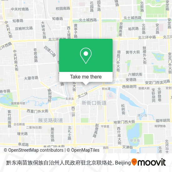 黔东南苗族侗族自治州人民政府驻北京联络处 map