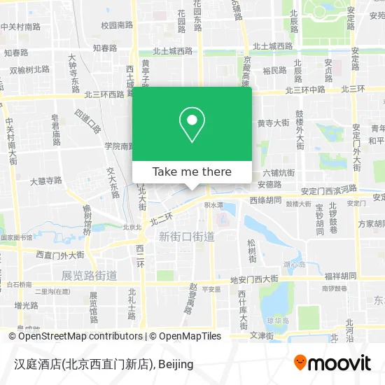 汉庭酒店(北京西直门新店) map