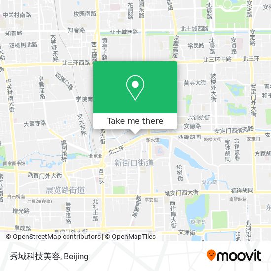 秀域科技美容 map