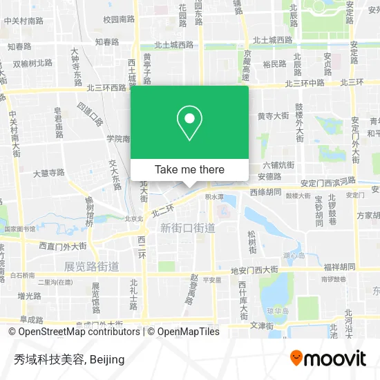 秀域科技美容 map