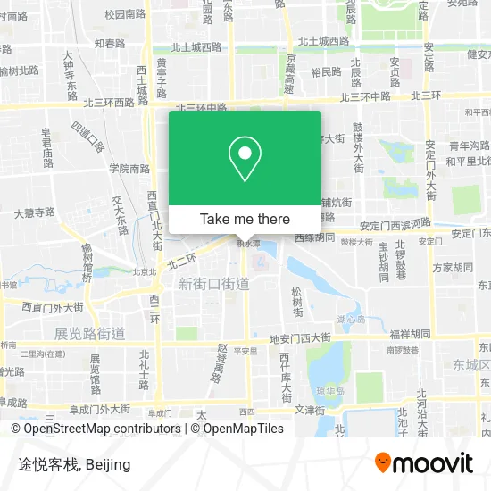 途悦客栈 map