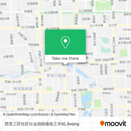 西里三区社区社会捐助接收工作站 map