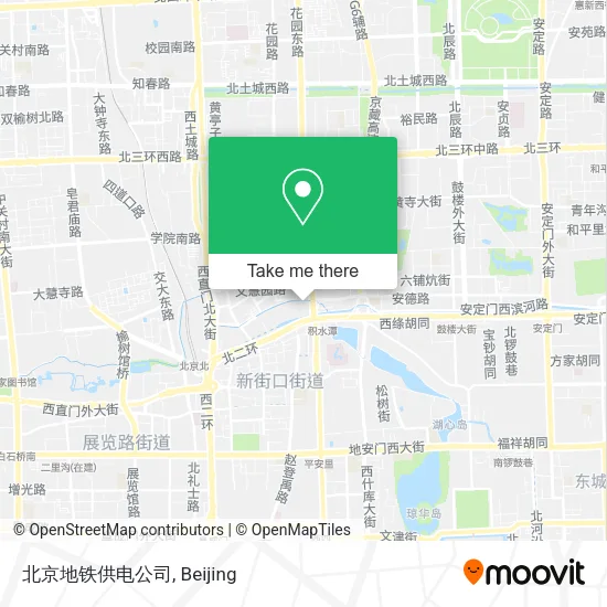 北京地铁供电公司 map