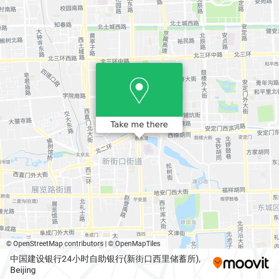 中国建设银行24小时自助银行(新街口西里储蓄所) map