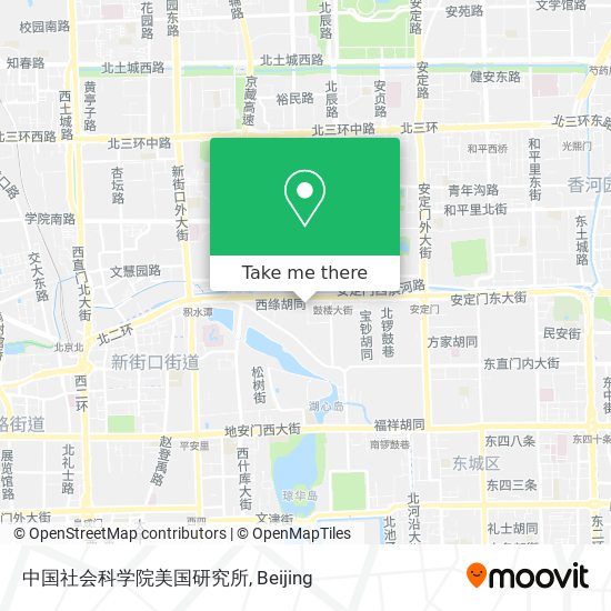 中国社会科学院美国研究所 map