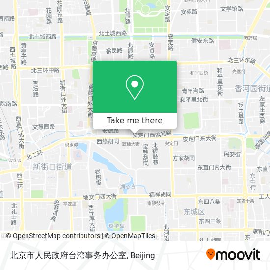 北京市人民政府台湾事务办公室 map
