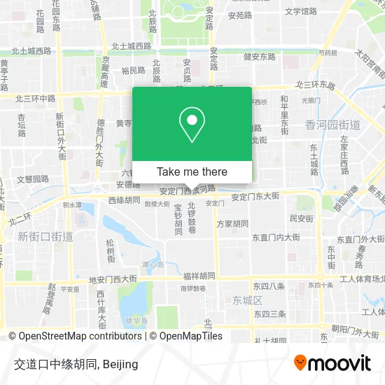 交道口中绦胡同 map