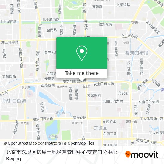 北京市东城区房屋土地经营管理中心安定门分中心 map