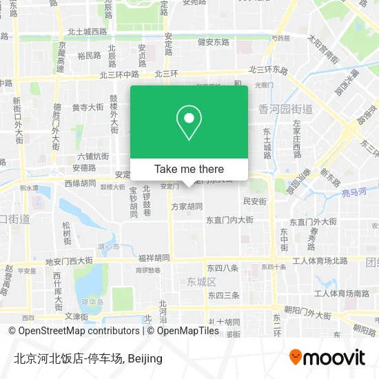 北京河北饭店-停车场 map