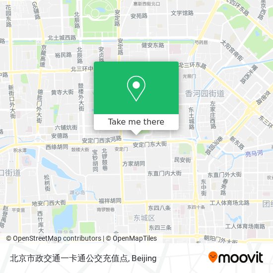北京市政交通一卡通公交充值点 map