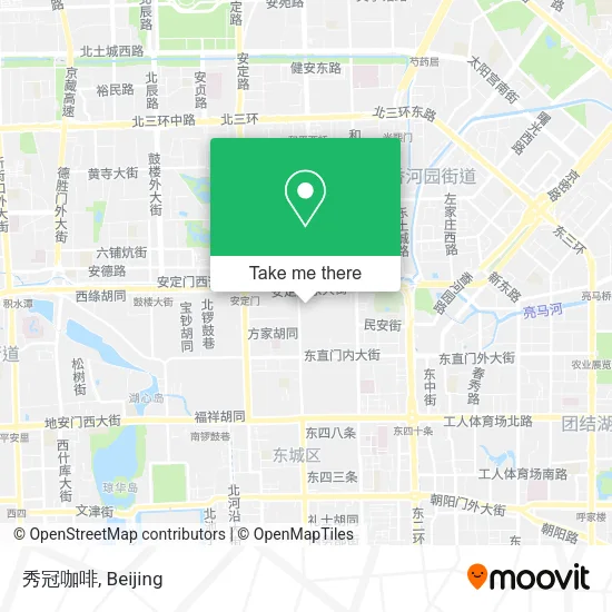秀冠咖啡 map