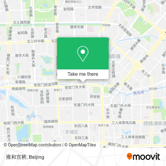 雍和宫桥 map