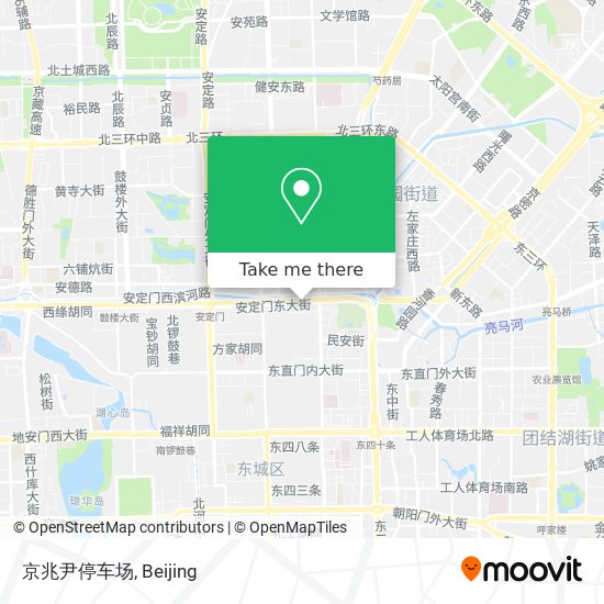 京兆尹停车场 map