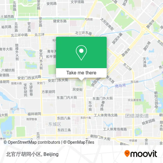 北官厅胡同小区 map