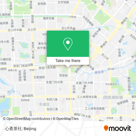 心斋茶社 map