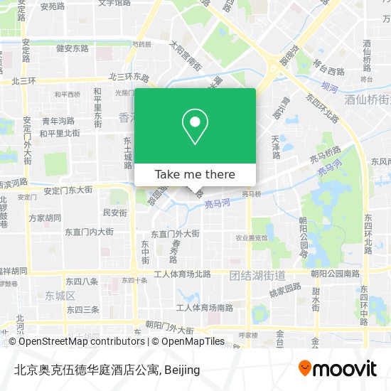 北京奥克伍德华庭酒店公寓 map