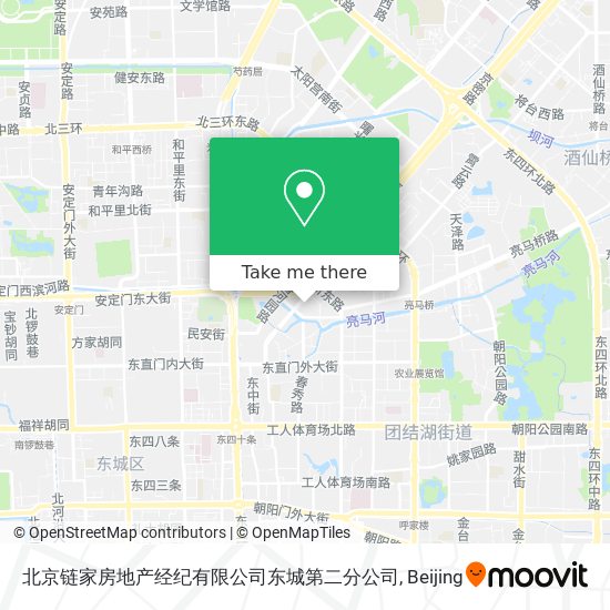北京链家房地产经纪有限公司东城第二分公司 map