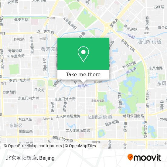 北京渔阳饭店 map