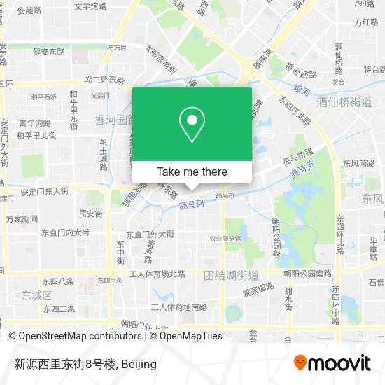 新源西里东街8号楼 map