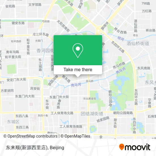 东来顺(新源西里店) map