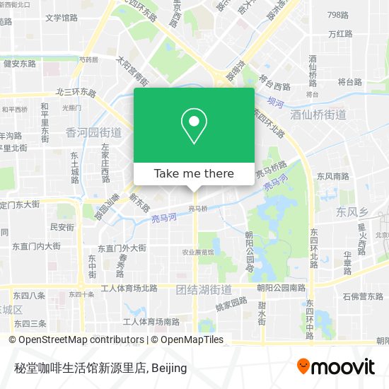 秘堂咖啡生活馆新源里店 map