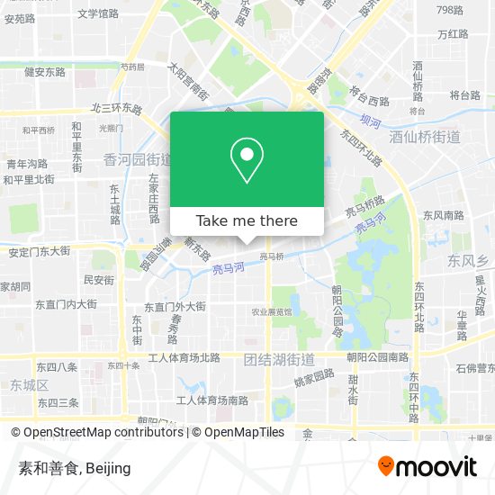 素和善食 map