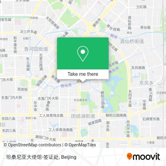 坦桑尼亚大使馆-签证处 map