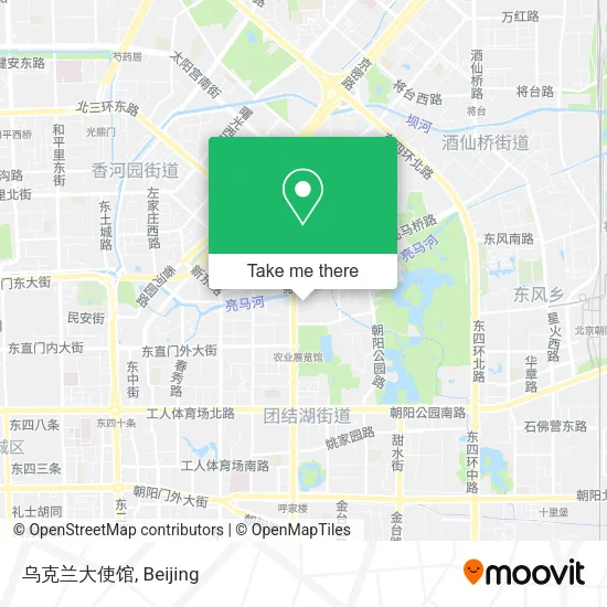 乌克兰大使馆 map