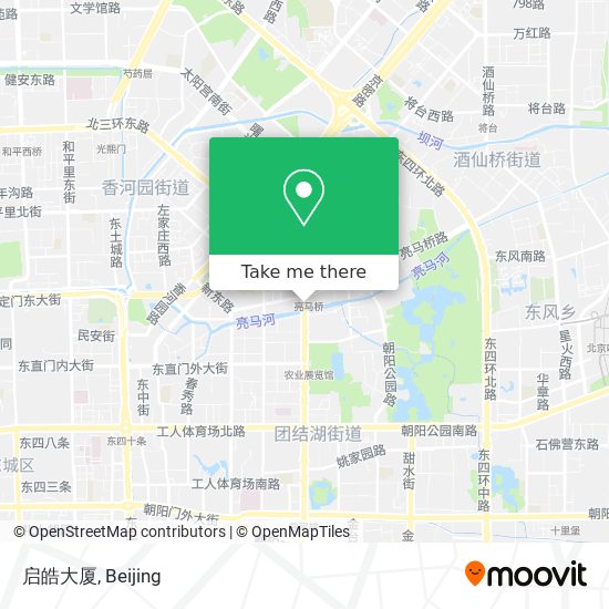 启皓大厦 map