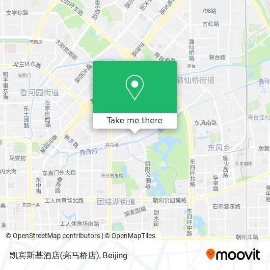 凯宾斯基酒店(亮马桥店) map