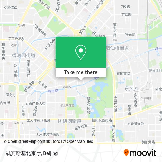 凯宾斯基北京厅 map
