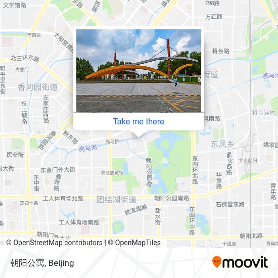 朝阳公寓 map