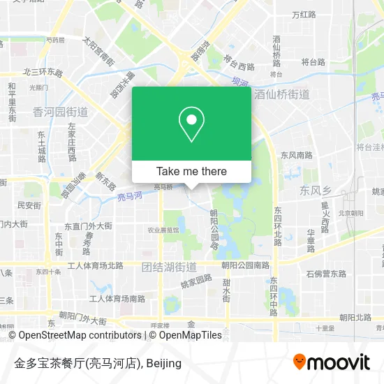 金多宝茶餐厅(亮马河店) map