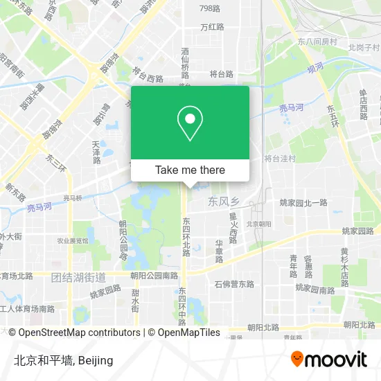 北京和平墙 map