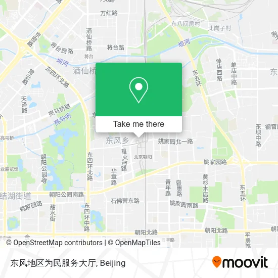 东风地区为民服务大厅 map