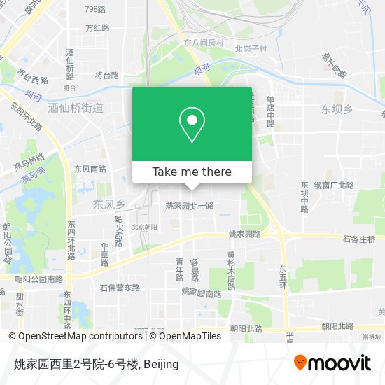 姚家园西里2号院-6号楼 map